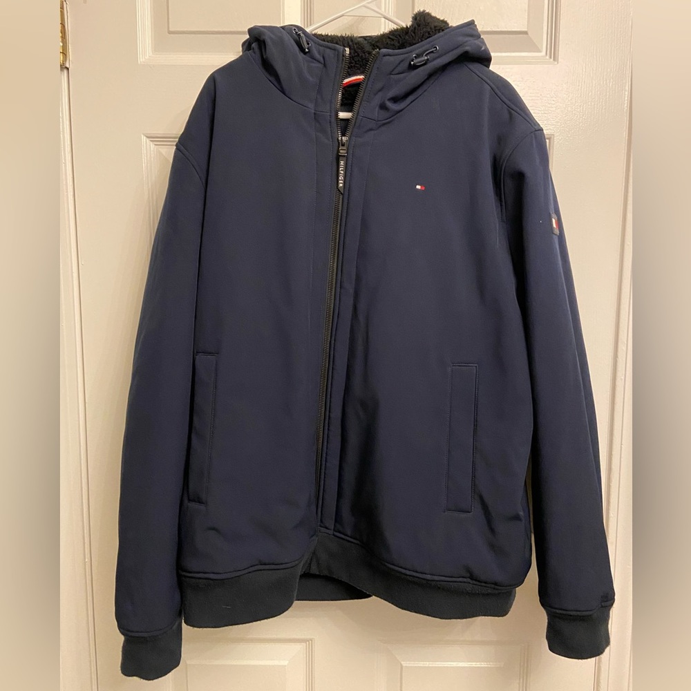 NWOT TOMMY HILFIGER 3 LAYER FABRIC JACKET